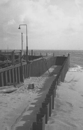 Bau Hafen List auf Sylt/Nordsee