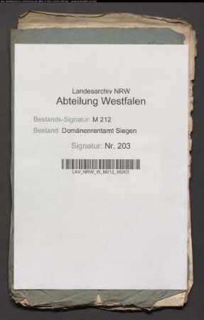 Verkauf des königlichen Hofgutes zum Hengsbach