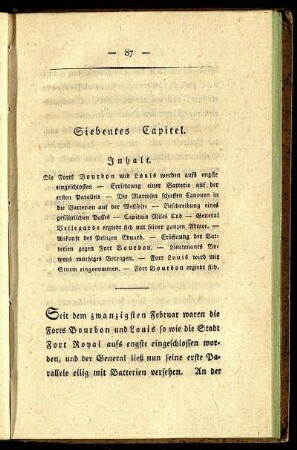 Siebentes Capitel.