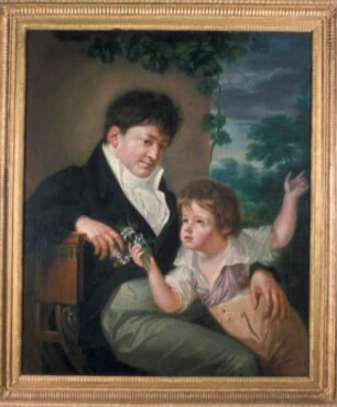 Ferdinand Kellner mit seinem Sohn
