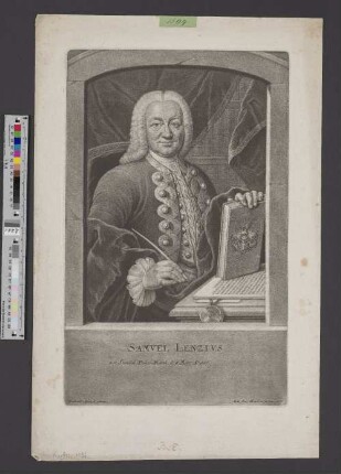 Samvel Lenzivs : nat. Stendal, Palæo-March. d. 8 Mart. Ao 1686
