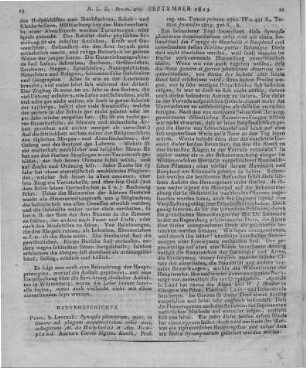 Kunth, C. S.: Synopsis Plantarum, Quas, In Itinere Ad Plagam Æquinoctialem Orbis Novi, Collegerunt Al. De Humboldt Et Am. Bonpland. Paris: Levrault 1823