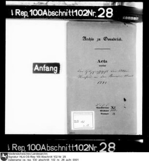 Holzgrafschaft der Abtei Herford in der Bennier Mark