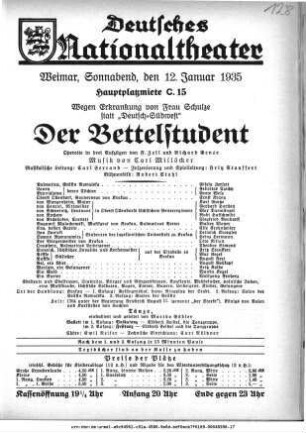Der Bettelstudent