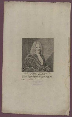 Bildnis des Io. Henric. Mvllervs