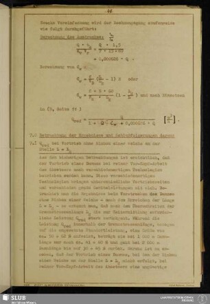 7.0 Betrachtung der Ergebnisse und Schlußfolgerungen daraus