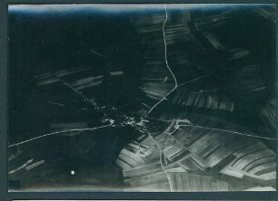 Foto der Befestigungen von Vaudeville nordöstlich von Epinal (Luftbild)