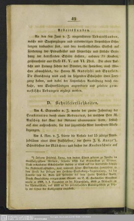D. Schulfeierlichkeiten