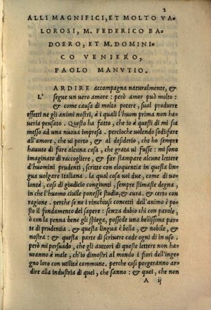 Lettere Volgari Di Diversi Nobilissimi Hvomini, Et Eccellentissimi Ingegni : Scritte In Diverse Materie. 1