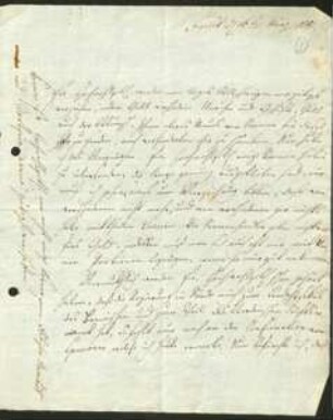 Brief von Albrecht Wilhelm Roth an Friedrich Julius Voigt