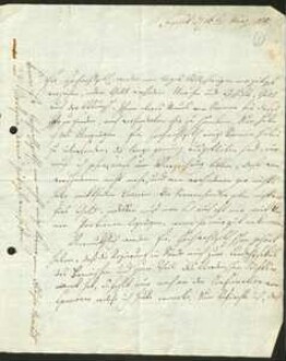 Brief von Albrecht Wilhelm Roth an Friedrich Julius Voigt