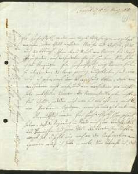 Brief von Albrecht Wilhelm Roth an Friedrich Julius Voigt