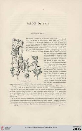 2: Salon de 1876 : architecture