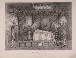 Friedrich VI., König von Dänemark, auf dem Totenbett
