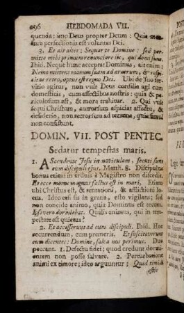 296-304, Hebdomada VII. Post Pentecosten.