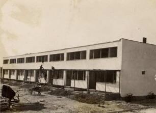 Eröffnung der Dammerstocksiedlung. Häuserzeile