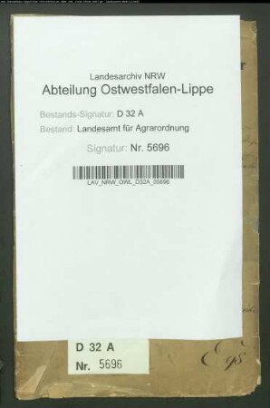 Essenthoer Feldmark, Krs. Büren. Hudebefreiung und Teilung
