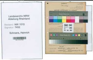 Entnazifizierung Heinrich Schroers , geb. 13.06.1900 (Haendler)