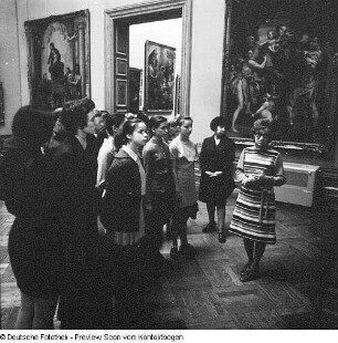 Leningrader Gäste in der Gemäldegalerie Alte Meister