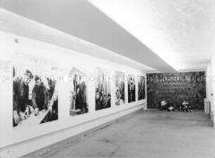 Ausstellungsraum zu Ernst Thälmann in der Nationalen Mahn- und Gedenkstätte Buchenwald