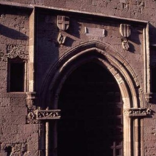 Rhodos (Stadt). Marienkirche, Portal der Marienkirche, 14. Jh. E70