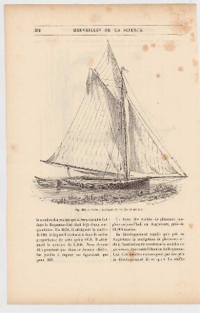 S. 232: Fig. 202: Cotre, ou clipper de mer (de 10 mètres)