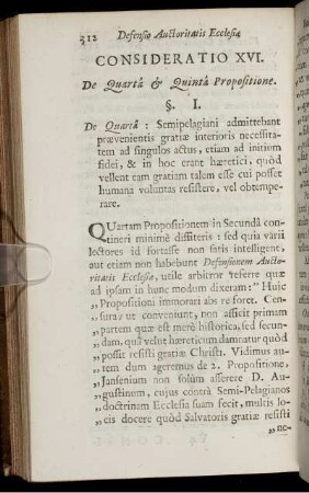 Consideratio XVI. De Quarta & Quinta Propositione.