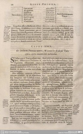 CAPUT XXIX. De Stellarum Fixarum numero, & earum hoc feculo per Tubos opticos aperta innumerabili multitudine.