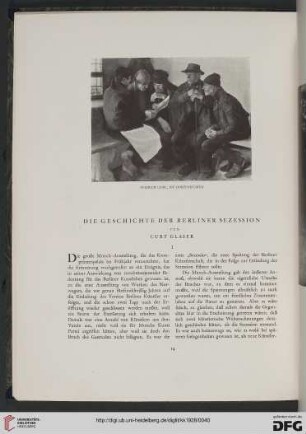 Die Geschichte der Berliner Sezession, [1]