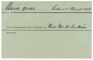 Maier, Gottlob