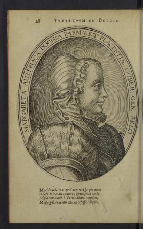 Gubernatio Margaretae Austriacae, Principis Parmensis