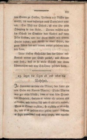 19. Leget die Lügen ab und redet die Wahrheit