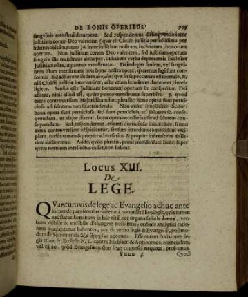 Locus XIII. De Lege