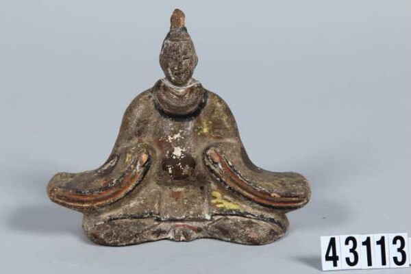 Shintō figure in the shape of a courtier