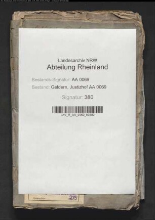 Geurt Hoeba zu Oirlo gegen Regierer der Herrlichkeit Venray wegen des Rechts, auf der Gemeinheit daselbst zu ”leyen“ und ”weyen“