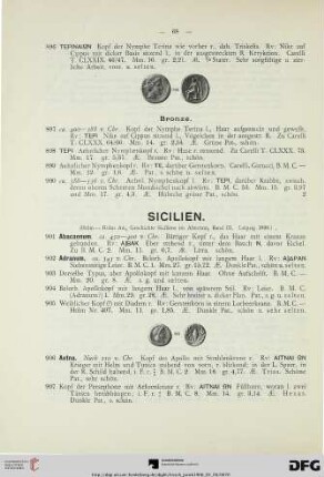 Sicilien (Nr. 901-1319)