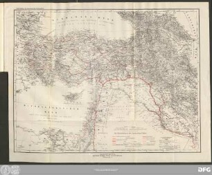 Die Eisenbahnen der Asiatischen Türkei.