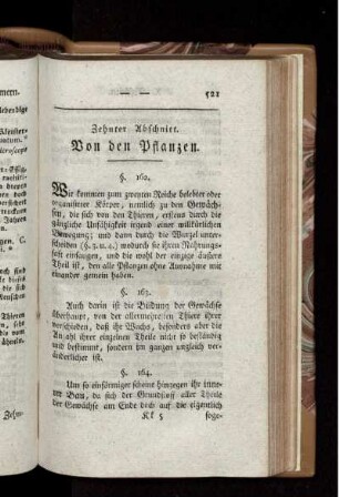 Zehnter Abschnitt Von den Pflanzen
