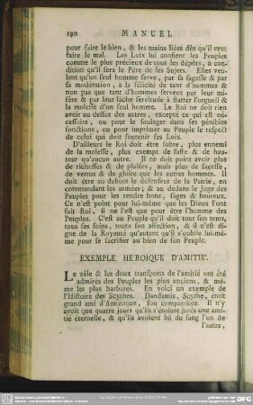 Exemple Héroïque D'Amitié