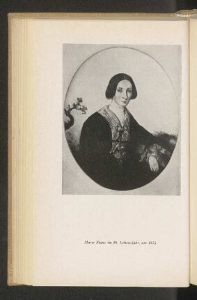 Marie Blanc im 20. Lebensjahr, um 1855