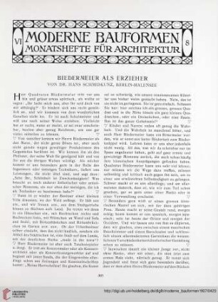 6: Biedermeier als Erzieher