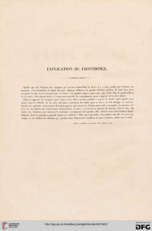Explication du frontispice