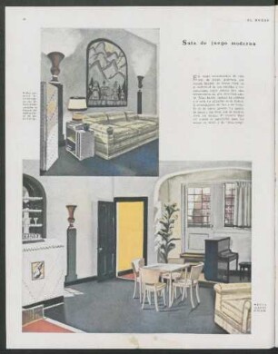 Sala de juego moderno