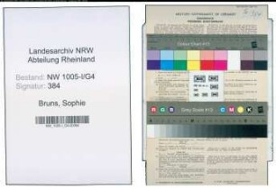 Entnazifizierung Sophie Bruns , geb. 14.03.1903 (Inspektorin)