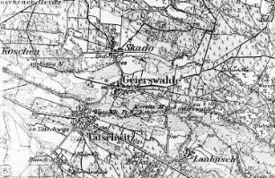 Elsterheide-Geierswalde. Reichskarte, 1:100.000, Einheitsblatt Nr. 89, 1922