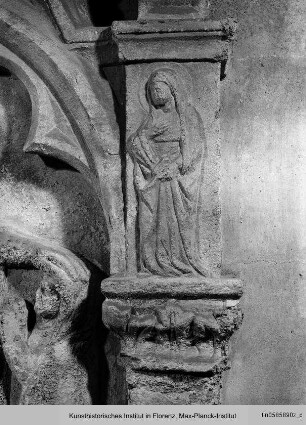 Relief: Madonna, Verkündigung, Salvator - Madonnenrelief