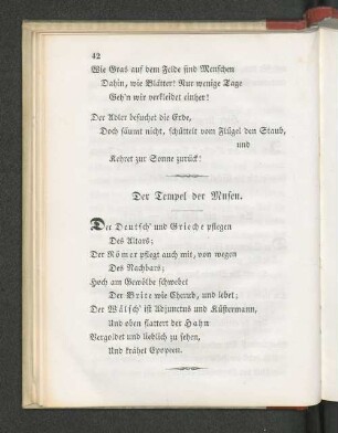 Der Tempel der Musen.