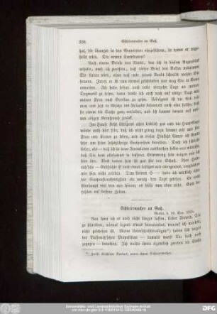 Schleiermacher an Gaß. Berlin, d. 19. Nov. 1825.