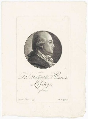 Bildnis des Friedrich Heinrich Loschge