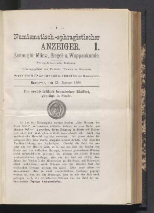 1. 31. Januar 1898